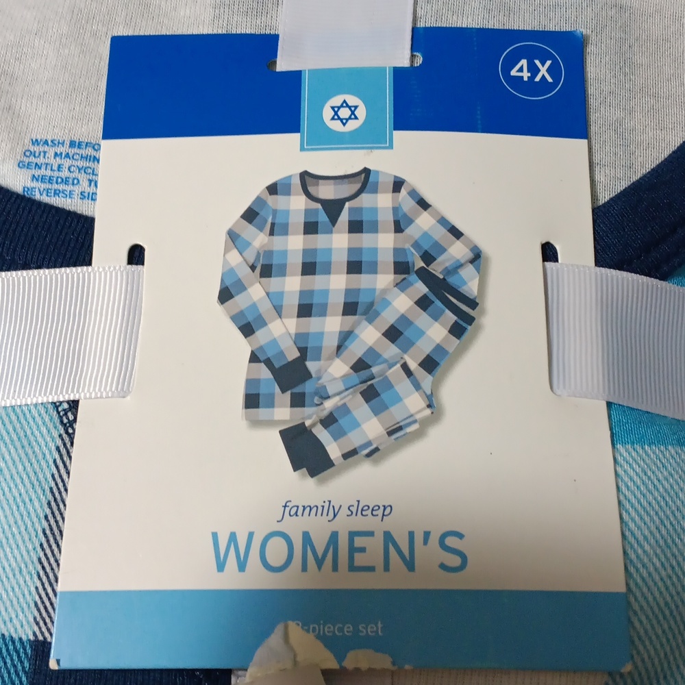 Wondershop 2pc Blue Pajamas set NWT sz 3X - Picture 2 of 4